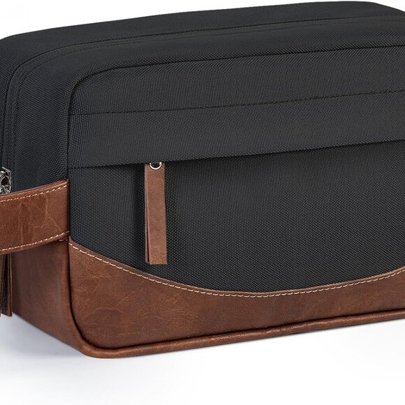 Travel Toiletry Bag for Men, Hanging Toiletry Organizer, Water Resistant Shaving - Picture 1 of 8